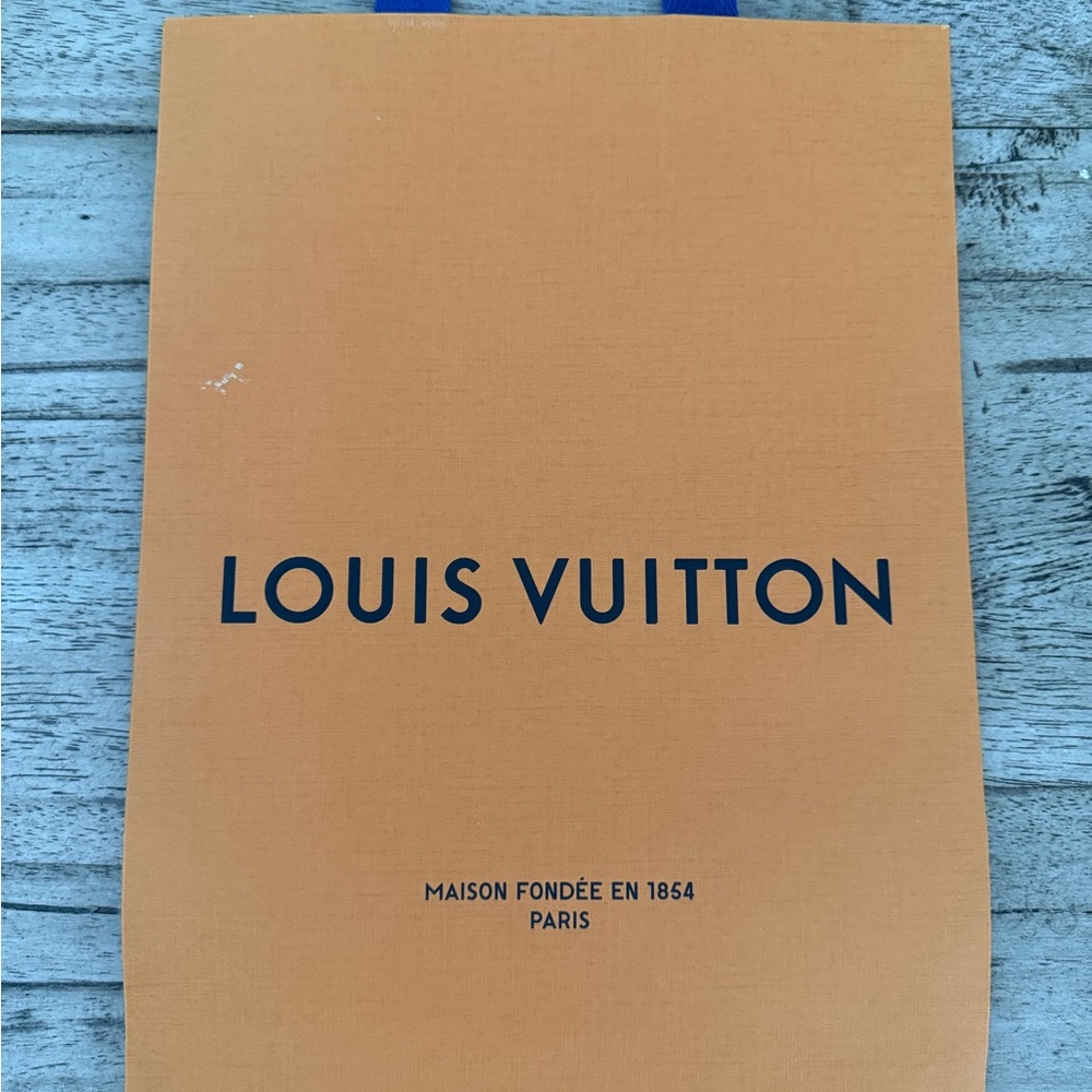 Louis Vuitton Orange Shopping Bag